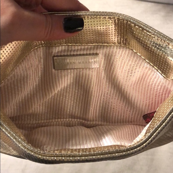 Lauren Merkin gold clutch - Picture 2 of 7